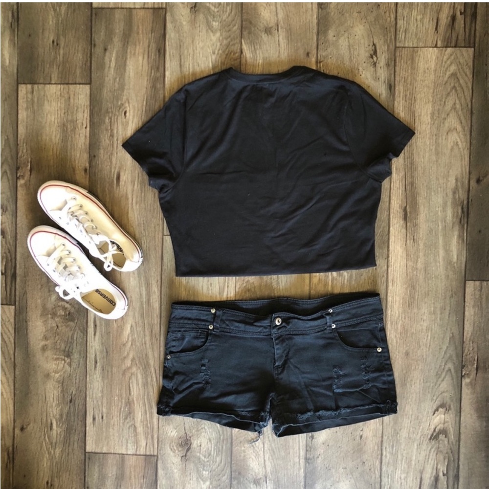 Women’s Blue Asphalt Jean Shorts